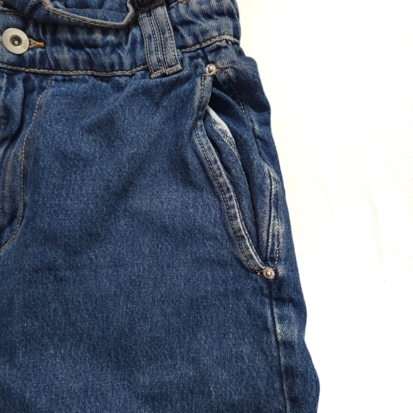 ZARA Z1975 BAGGY PAPERBAG JEANS - Picture 10 of 11